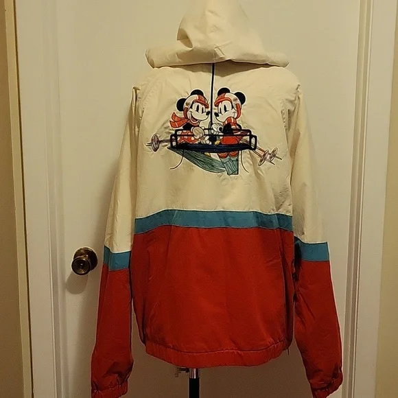 NWT: Our Universe Disney Mickey & Friends Goofy Ski Club Color Block Jacket